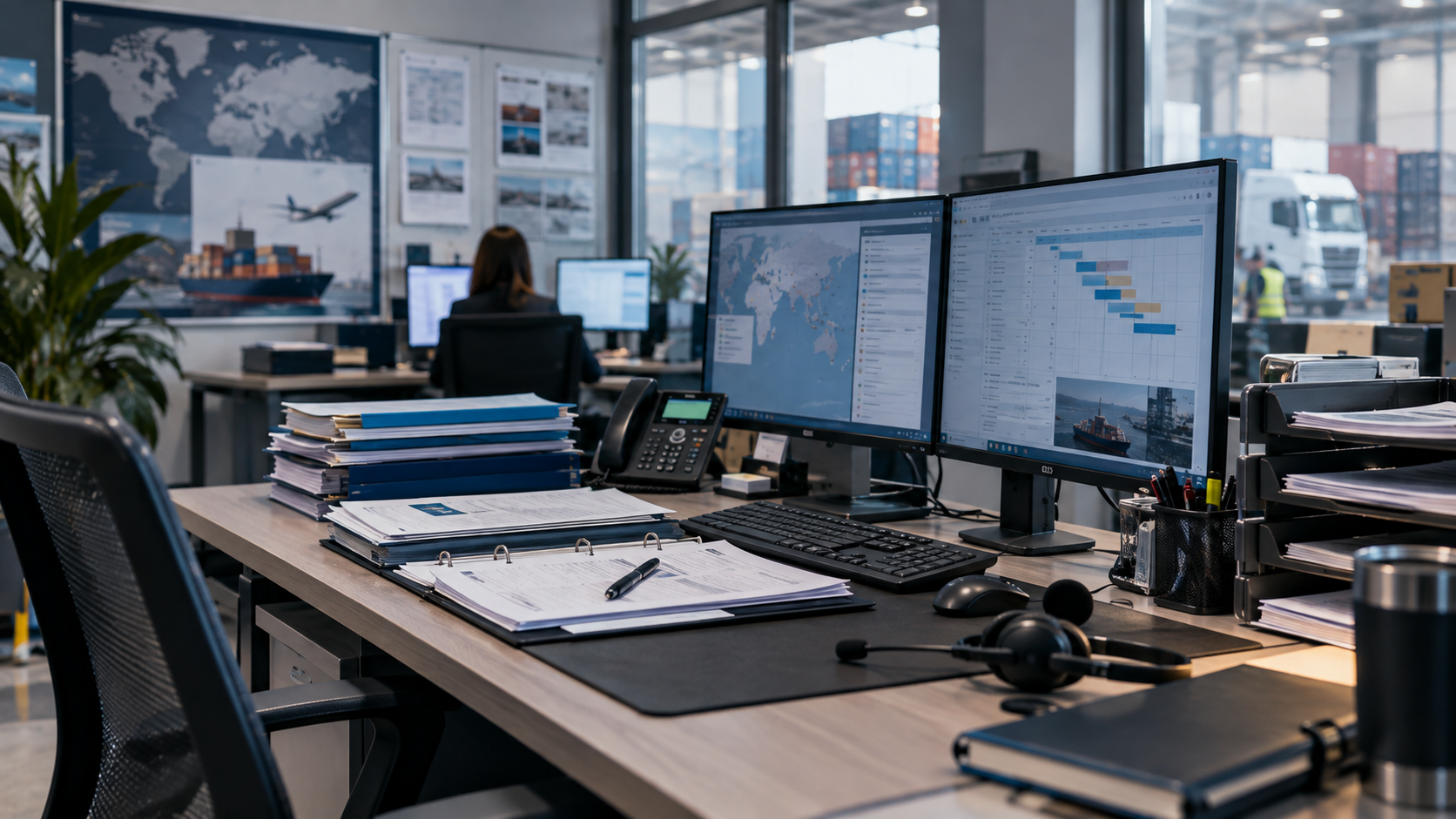 Coordination of foreign-trade tasks and documents.